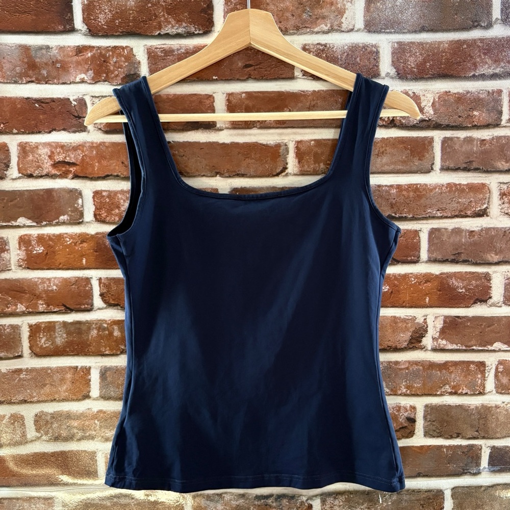 Anne Fontaine Lady Camisole in Navy Blue, Size 40 (US 6-8) - Picture 4 of 6